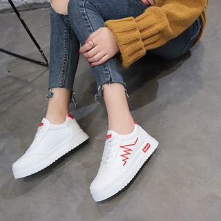 Giày Nữ, Giày Thể Thao Sneaker Nữ Màu Trắng G16 Da Cao Cấp