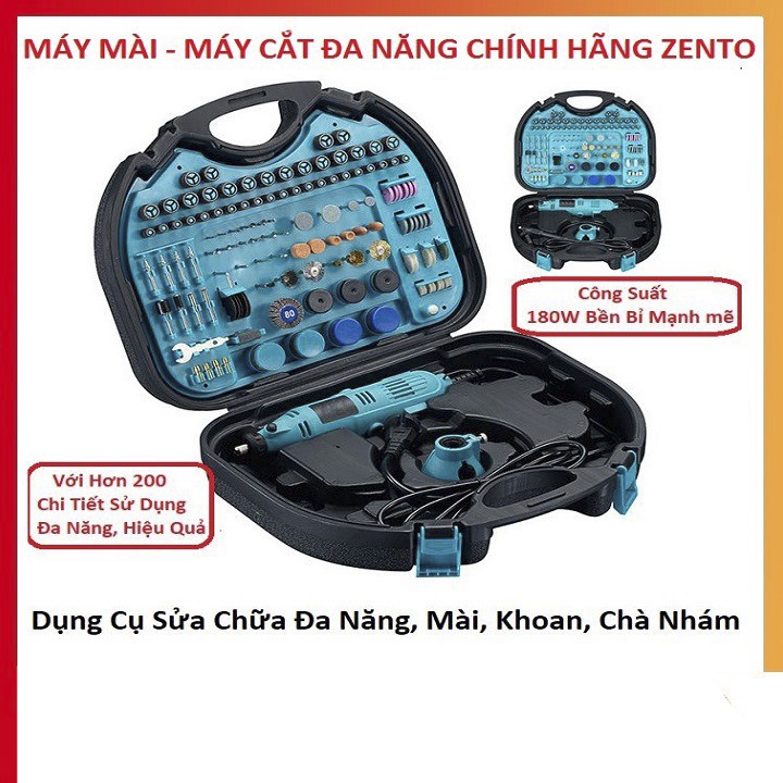 Máy khoan, mài, khắc mini đa năng 252Pcs Zento chính hãng.