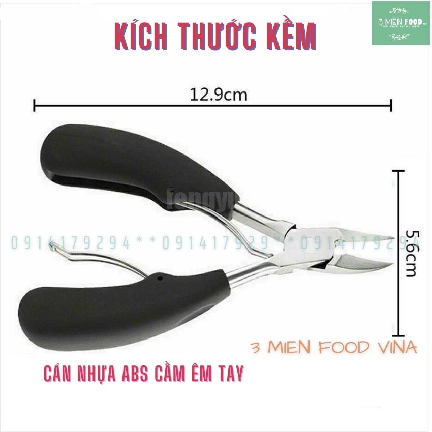 [HCM]Kềm bấm móng chuyên dụng bằng thép không gỉ,bộ kềm cắt móng tay chân,sắc bén thiết kế mới,hiệu quả cao-3 miền food
