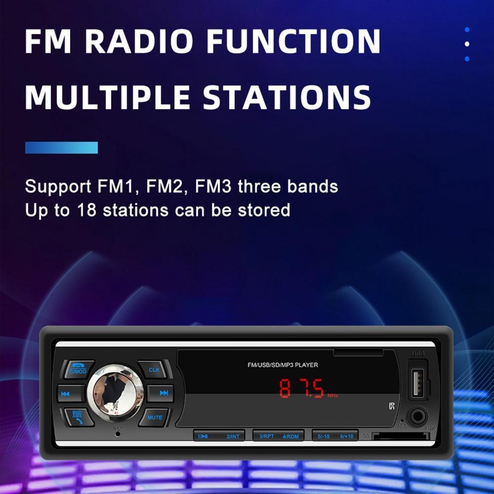 MYRONGVN Máy Nghe Nhạc MP3 / FM / USB / AUX Rảnh Tay Tích Hợp Bảng Điều Khiển Dành Cho Ô Tô
