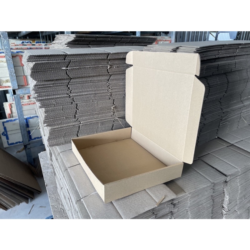 50 Hộp carton nắp gài, nắp cài 30x25x5