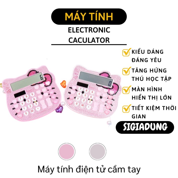 GIÁ SỈ Máy tính xinh xắn, với hình dáng hello kitty dễ thương, ngộ nghĩnh, giúp bé hứng thú trong việc học tập 4332