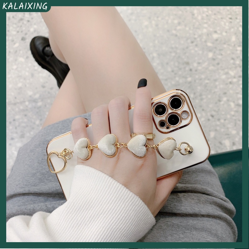 Ốp Điện Thoại Sang Trọng Có Dây Đeo Cho iPhone 13 Pro Max 12 MiNi 11 XR XS X 7 8 Plus SE 14 Pro Max