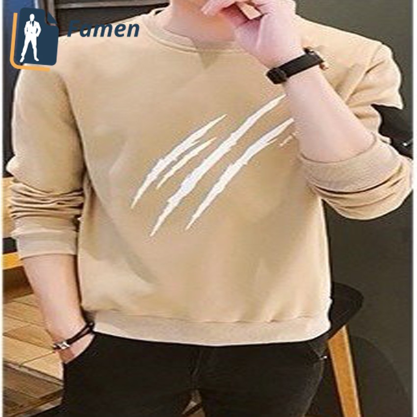 Áo thun tay dài nam, áo thu đông dài tay cotton co giãn thoáng mát tại shop Famen | BigBuy360 - bigbuy360.vn