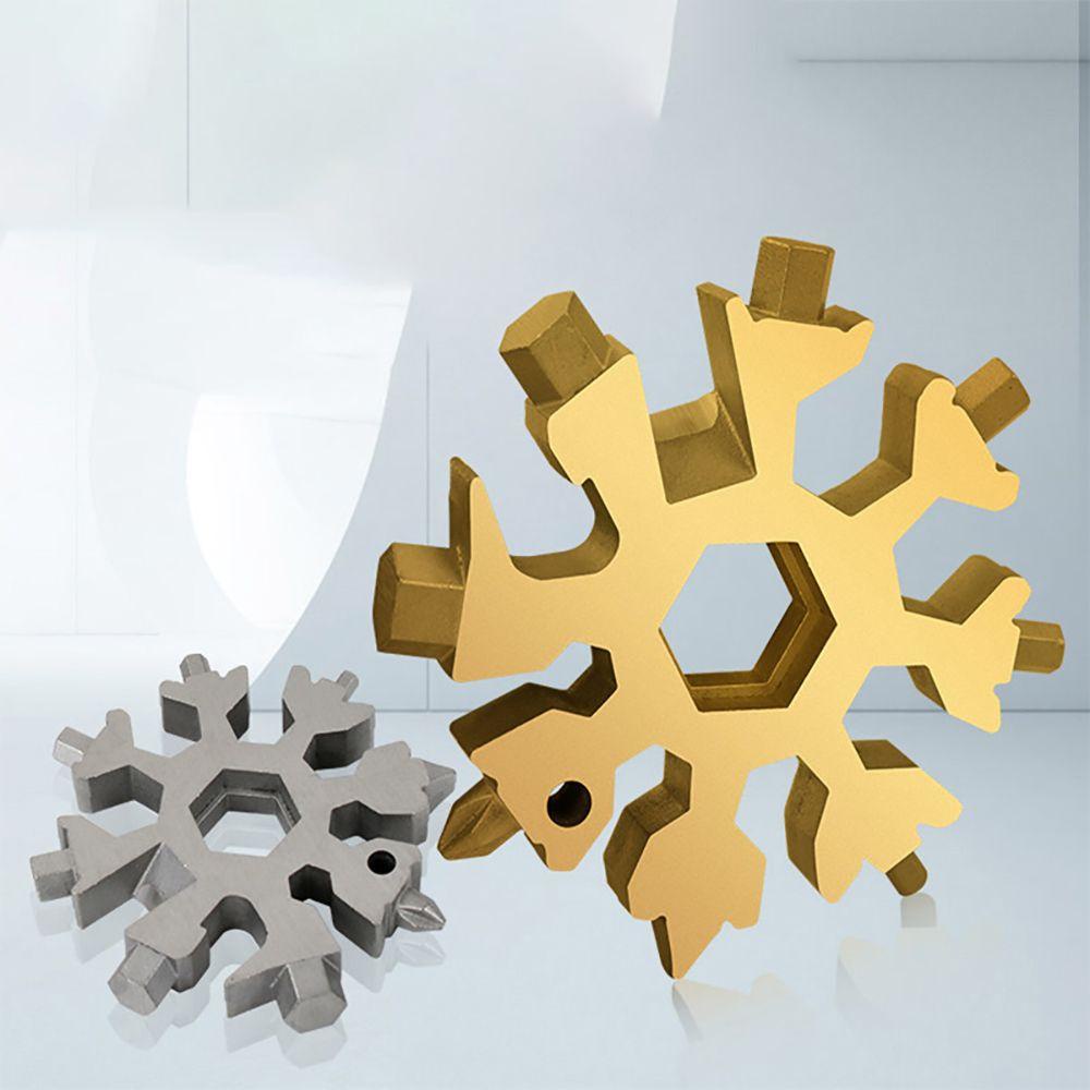 Chìa Khóa Cắm Trại Heceh 18 Trong 1 Hình Bông Tuyết Thẻ