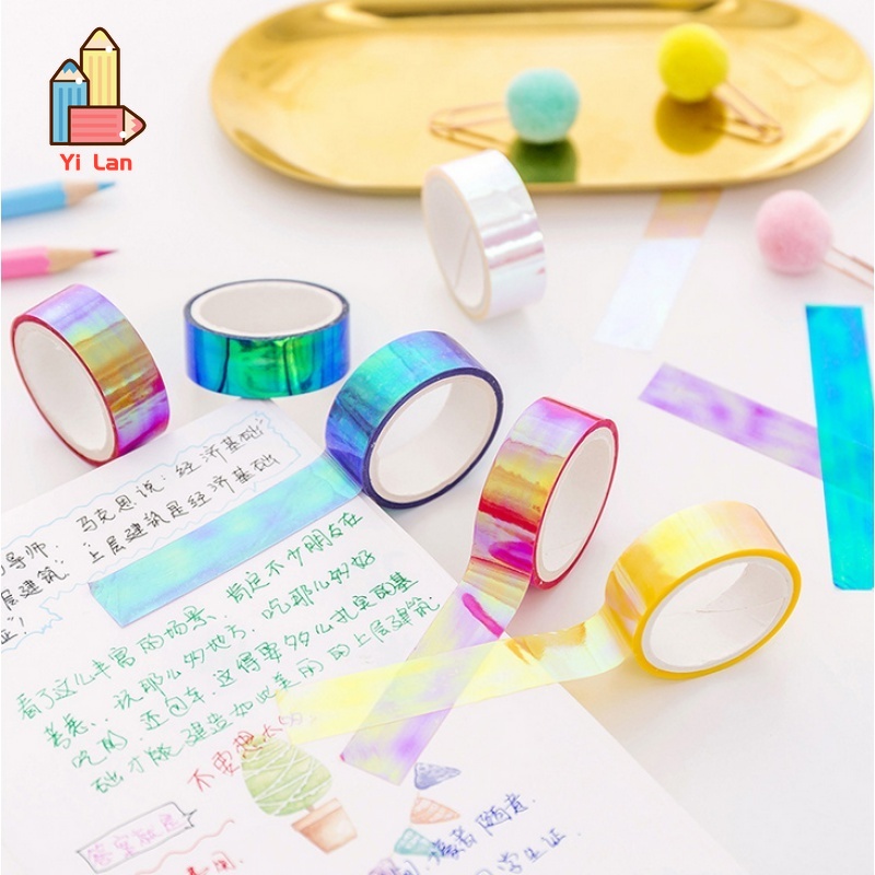 Keo dán trang trí sổ tay màu laser thiết kế độc đáo chất lượng cao