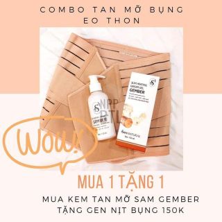 Gel tan mỡ bụng gừng samnatural