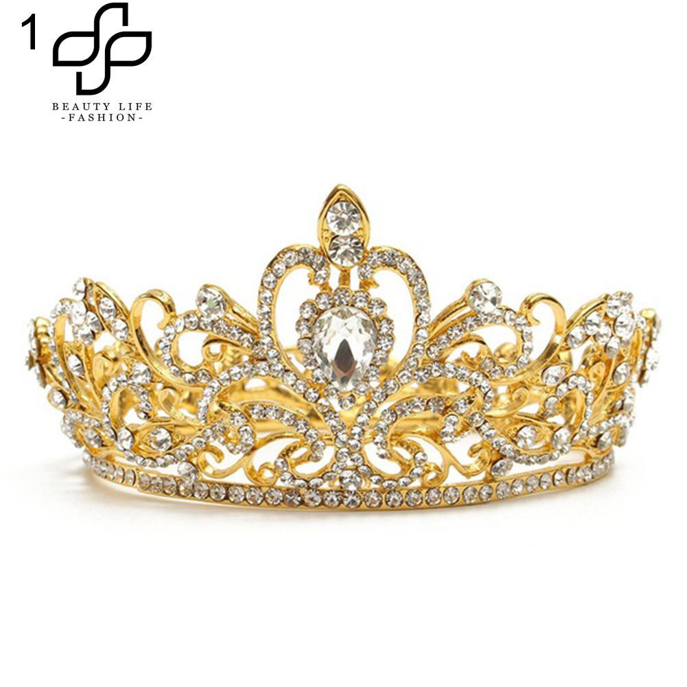 Vương miện đính đá tròn