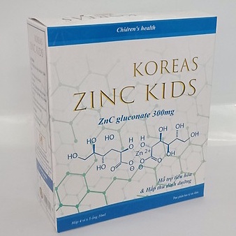 Koreas Zinc Kids - Hỗ trợ bổ sung kẽm, tăng cường sức đề kháng (20 ống)