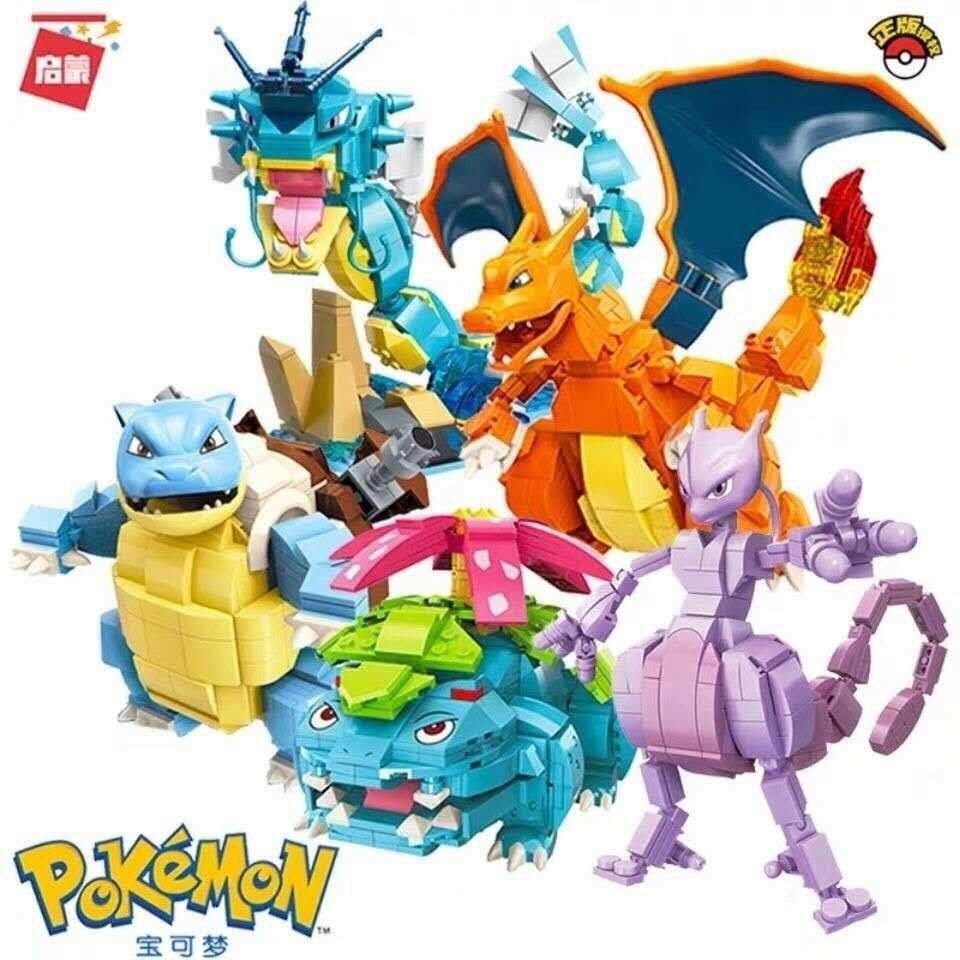 Keeppley xây dựng khối Pokémon Pokémon Pokémon Pokémon đồ chơi trẻ em làm bằng tay món quà sinh nhật cô gái cậu bé câu đố