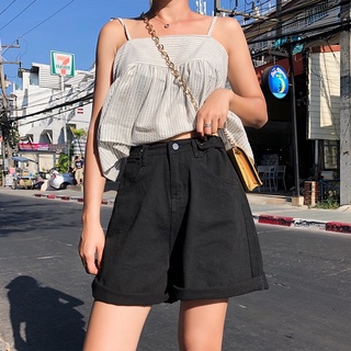 Quần short bigsize nữ kimfashion, quần đùi sọt ống rộng cạp lưng cao bigsize ulzzang 58-80kg ks01