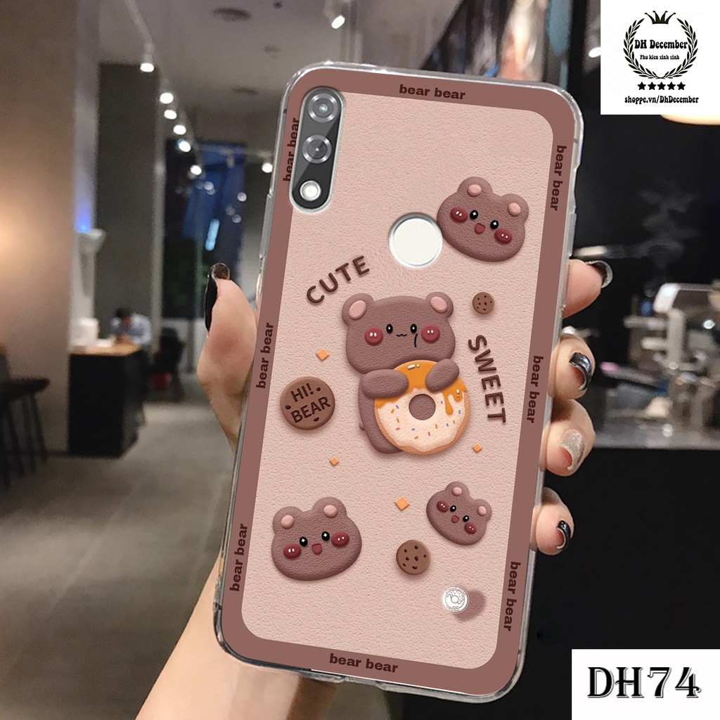 Ốp lưng dẻo Vsmart STAR 4 in hình 3D GẤU cute be@r, soda, happy day cực hot ,thời thượng