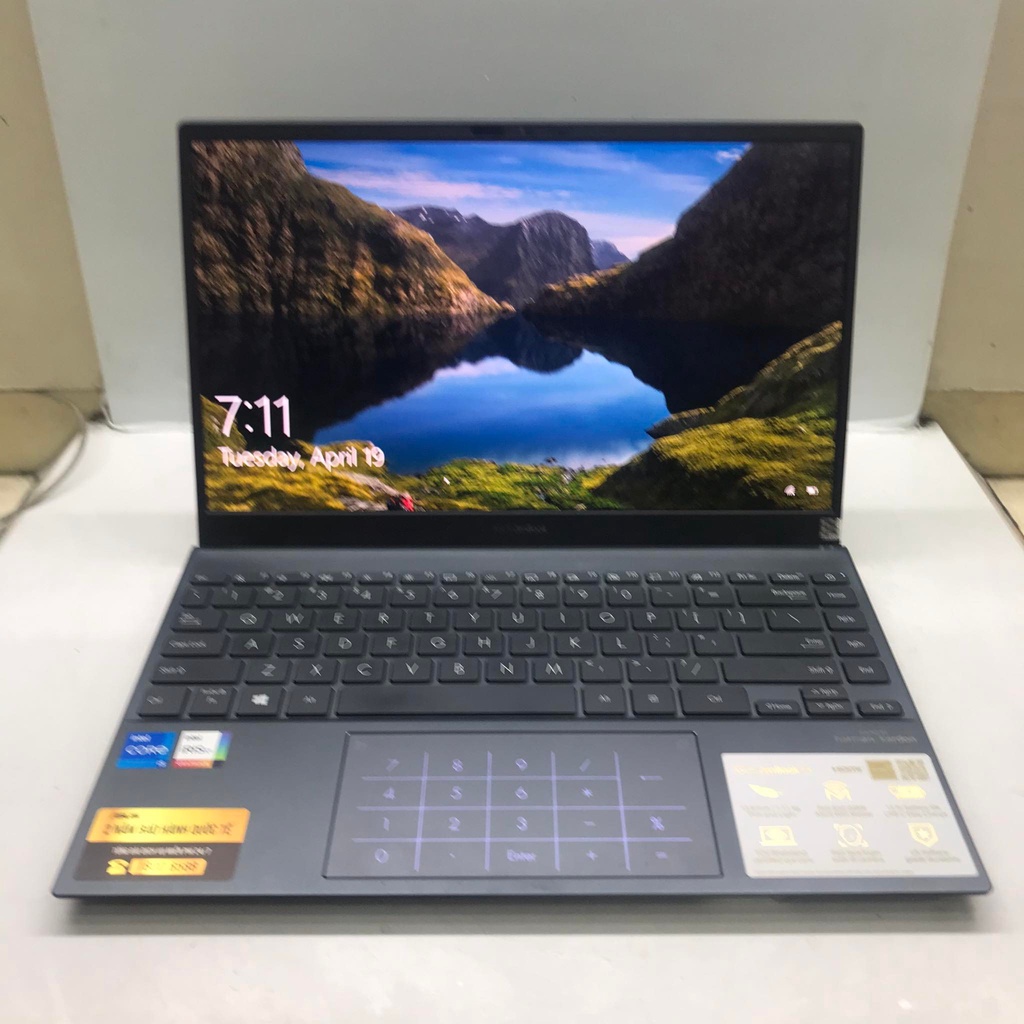 Máy Laptop Asus Zenbook UX325EA Core i5 1135G7, 8gb ram, 512gb ssd, Vga Intel Iris Xe Graphics, 13.3 inch OLED- Đẹp, Mới