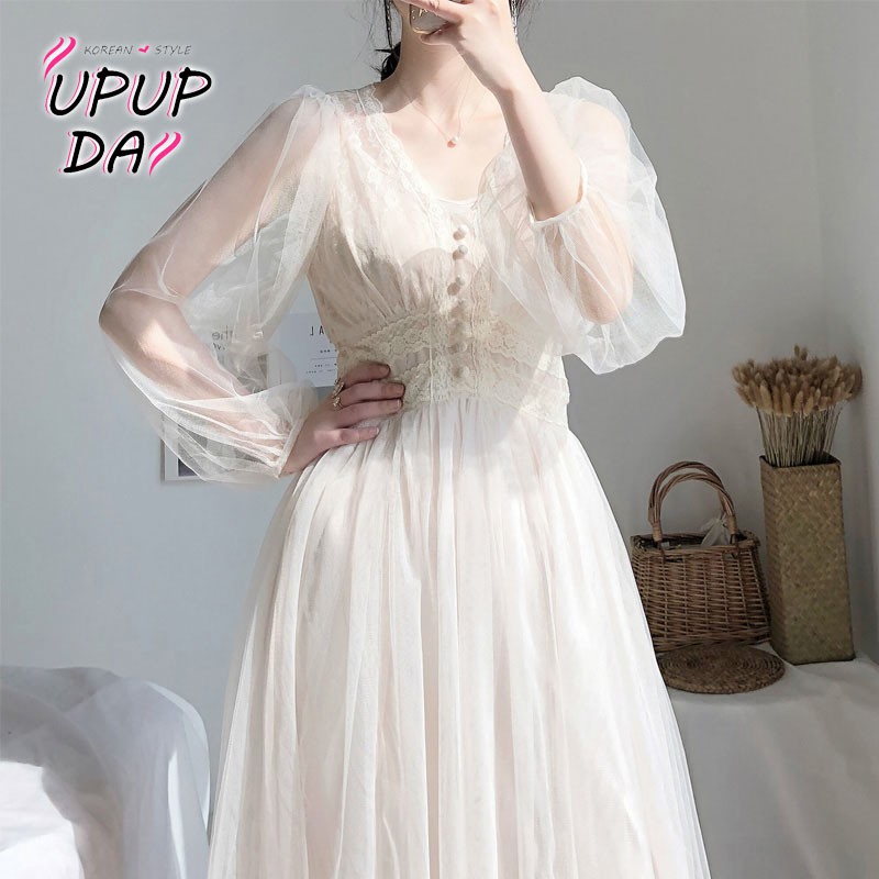 Đầm tay dài kiểu dáng thanh lịch nữ tính hợp thời trang kích cỡ s-2xl | BigBuy360 - bigbuy360.vn