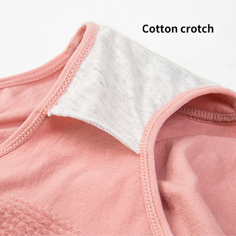 AOFEIQIKE Quần lót nữ lưng cao định hình vóc dáng họa tiết tổ ong 3D giữ ấm