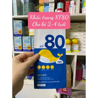 Khẩu trang kf80 cho bé nội địa hàn 2-4t