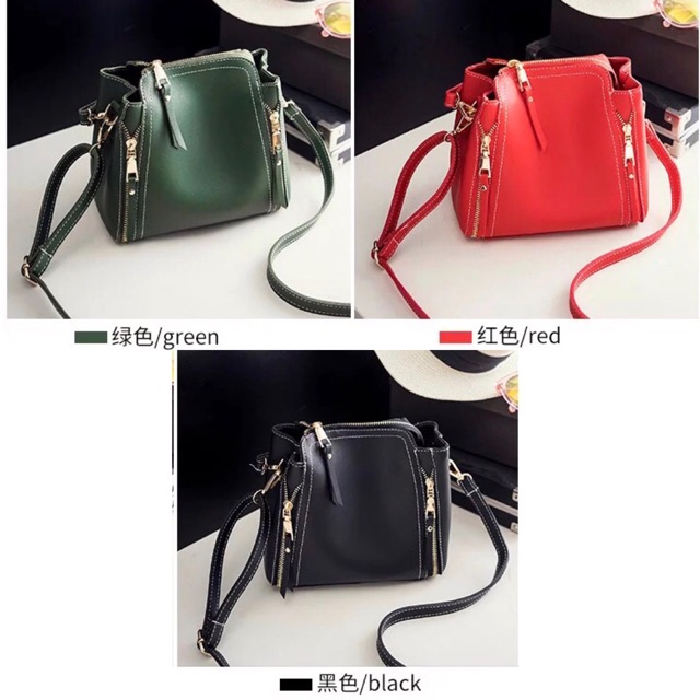 Túi trống khoá sườn phong cách Hàn Quốc | BigBuy360 - bigbuy360.vn