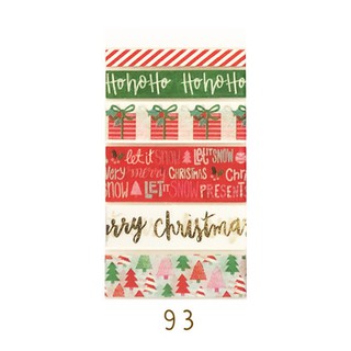 Set Washi Tape Chiết Tone Đỏ [037]