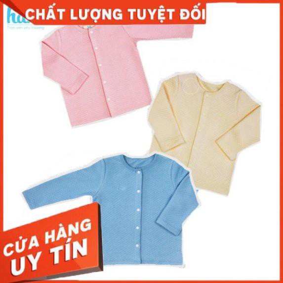 Chính hãng Áo khoác cho bé vải sợi tre chần bông viền cổ Haki - Bamboo BB017 _Tuyên sỉ