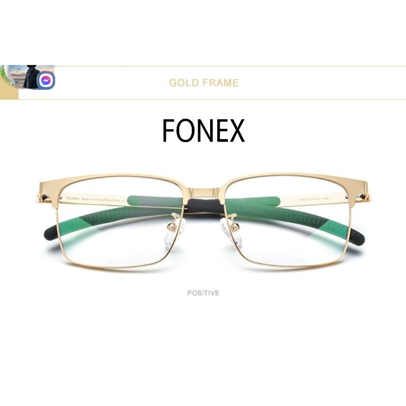 Kính giả cận, gọng kính cận nam nữ Fonex chính hãng Mỹ