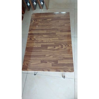 Bàn xếp vân gỗ chân sắt 40*60*28