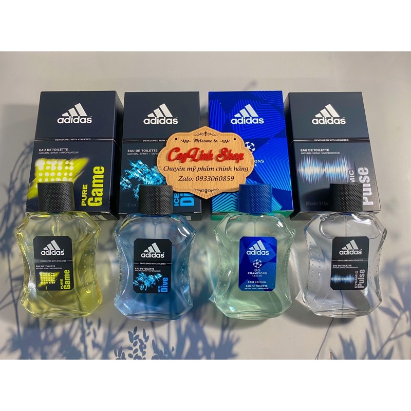 Nước hoa nam ADIDAS hương thơm nam tính 100ml chính hãng
