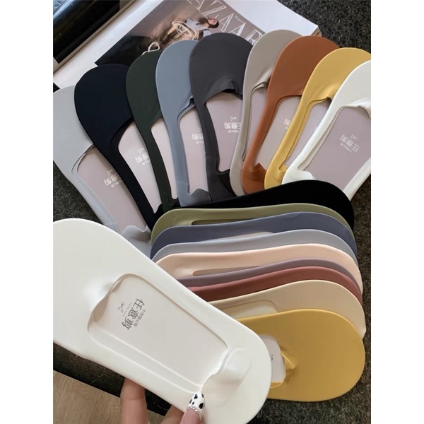 Tất vớ lười (vớ thuyền) nữ màu trơn - bedth.socks