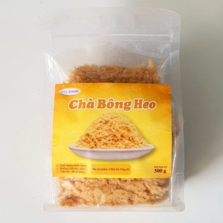 Chà bông heo xù vàng 500gr