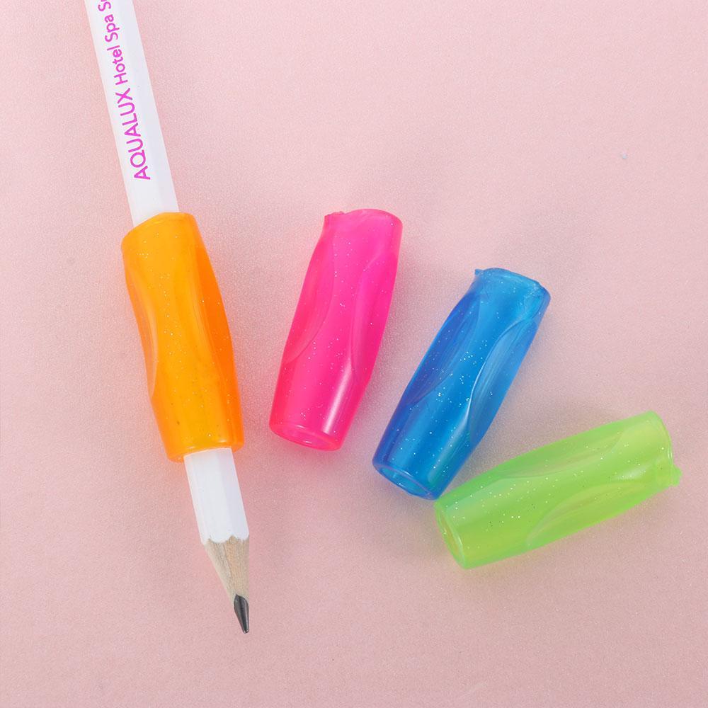 PISTA Bộ Gôm Tẩy Và Kẹp Bút Chì Bằng Silicone Dành Cho Học Sinh