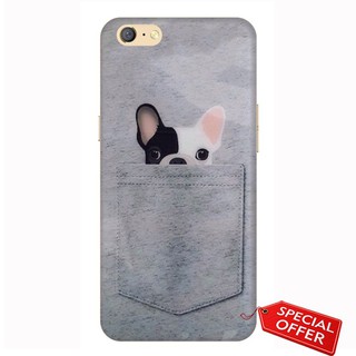 Ốp lưng Oppo A71- nhựa dẻo Silicone in hình Cún Cute