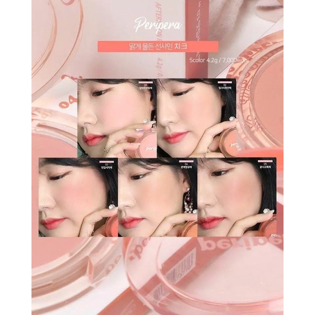 Phấn Má Peripera Pure Blushed Sunshine Cheek