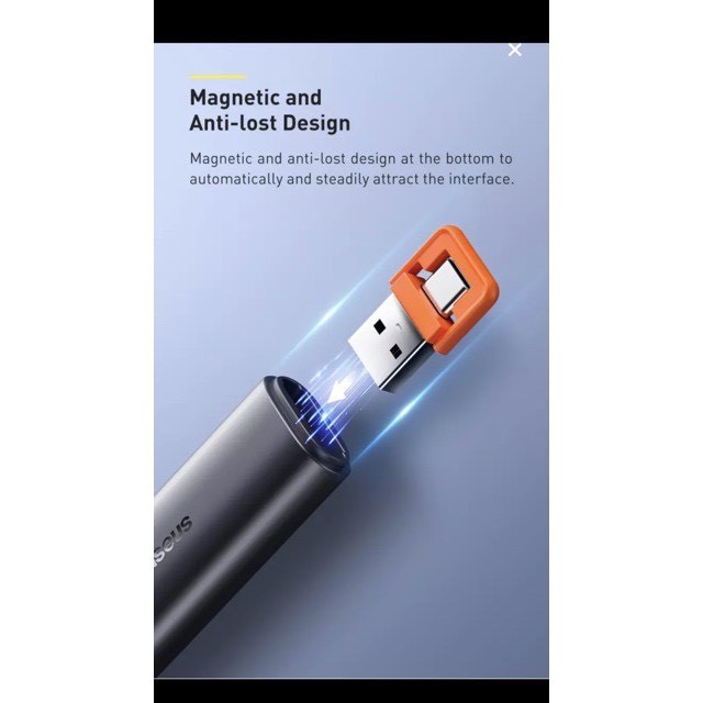 [ Hàng Hot ] Bút Laser trình chiếu Baseus Orange Dot PPT Wireless Presenter Youth  cho Laptop/ Macbook - Hàng chính hãng | BigBuy360 - bigbuy360.vn