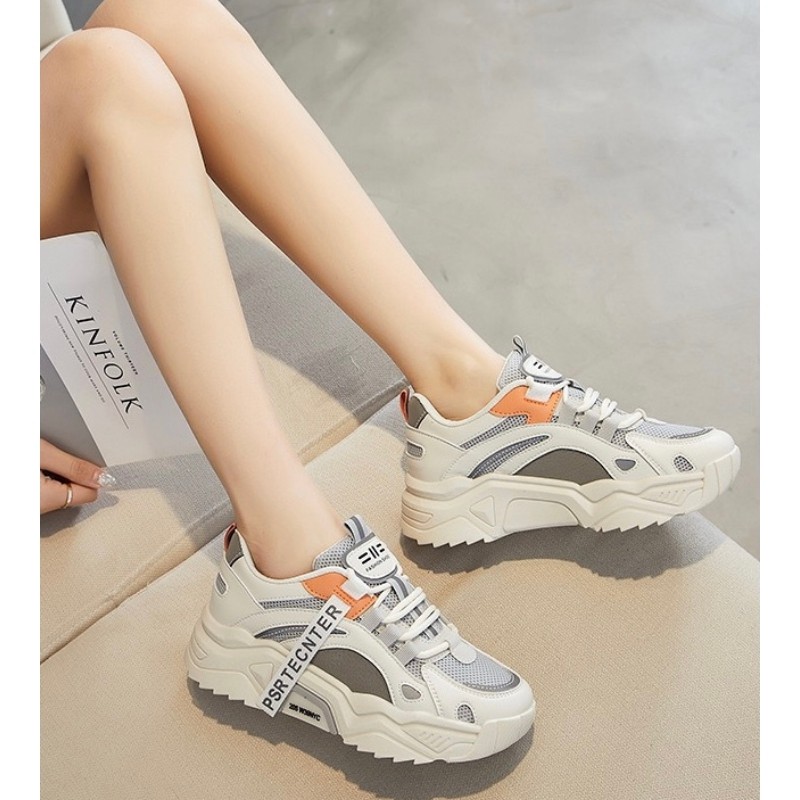Giày Thể Thao Nữ K09 New Spring Ins Phong Cách Hàn Quốc Đế Giày 4cm Chắc Chắn, Thoáng Khí, Hàng Cao Cấp