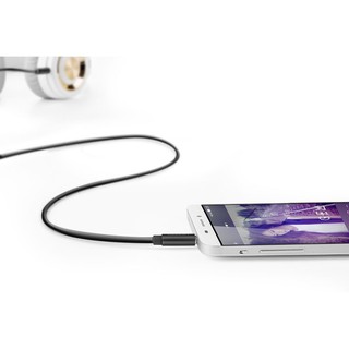 Cáp Audio 2 đầu 3.5mm (AUX) loại ngắn 3 mét UGREEN 10736 (màu đen) - Hàng chính hãng