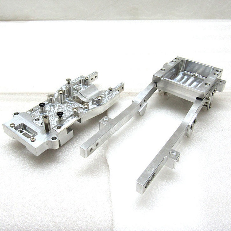 Khung gầm kim loại CNC D12 cho xe điều khiển từ xa WPL D12 1/10 chất lượng cao