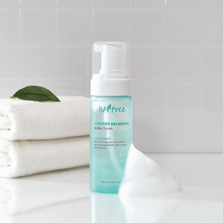 Sữa rửa mặt làm dịu ISNTREE SENSITIVE BALANCING BUBBLE FOAM 150ml