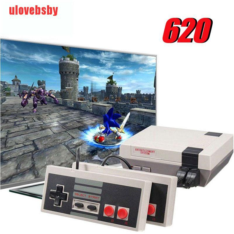 [ulovebsby]Super Mini Family TV Video Game Console Retro AV Out Built-in 620 Games