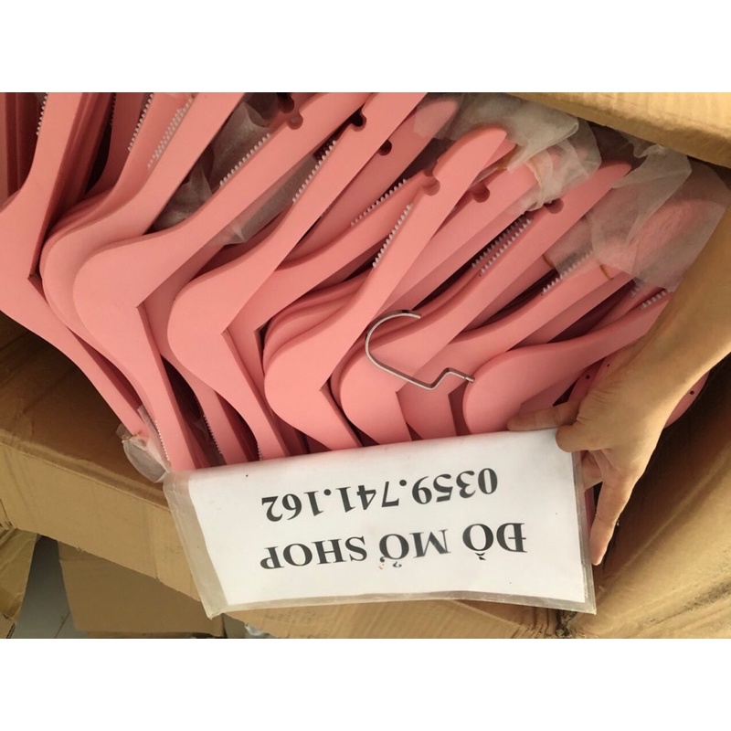 MÓC ÁO GỖ HỒNG - MÓC GỖ ĐẦU TRÒN