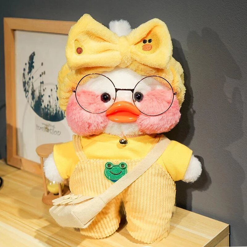 Đồ chơi nhồi bông hình chú vịt hoạt hình đáng yêu 30cm