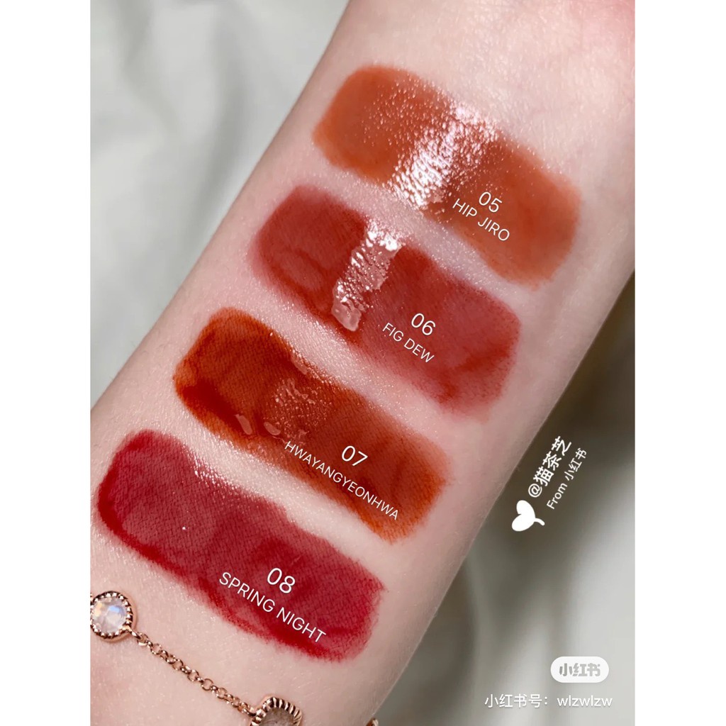 Son AMUSE siêu lì, mềm môi DEW TINT hot Chứng nhận chuyên môn về Vegan Europe