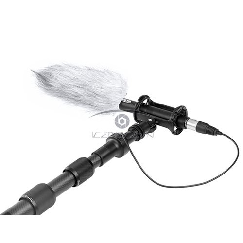 Boom mic thu âm Boya BY-PB25 tích hợp sẵn dây XLR