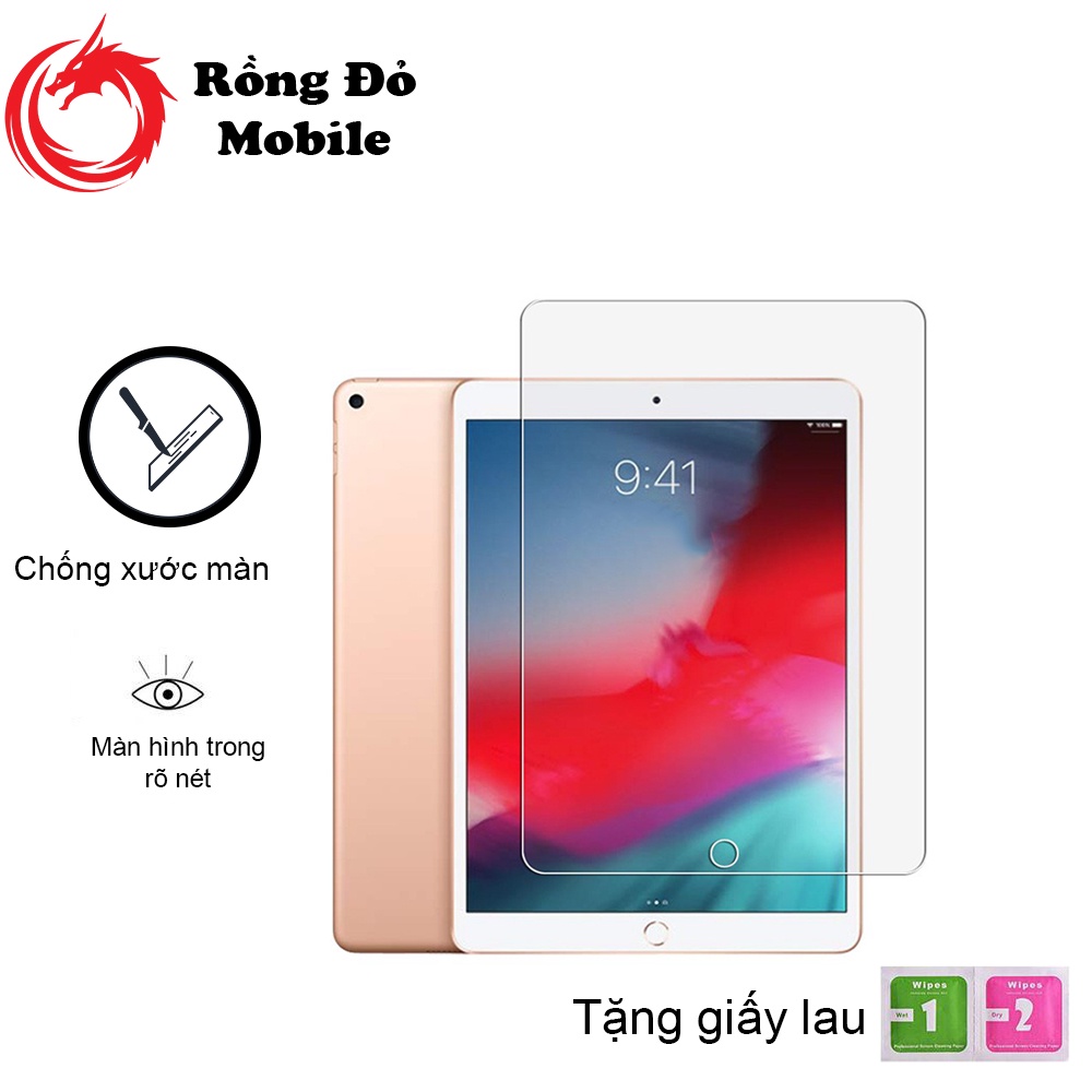 [Siêu rẻ] Kính cường lực iPad đủ mã full tất cả các dòng chống nứt vỡ, chống xước hiệu quả - Rồng Đỏ Mobile