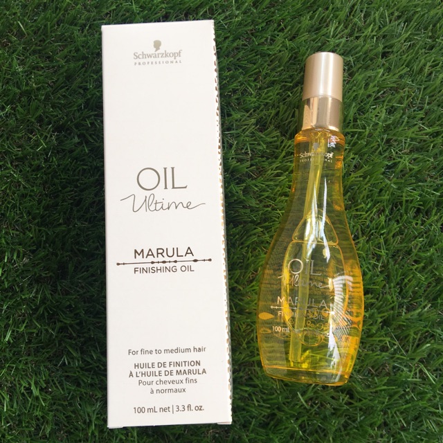 Tinh dầu Schwarzkopf OIL Ultime Marula Finishing Oil 100ml dưỡng tóc sợi mảnh đến trung bình (màu vàng nhạt)