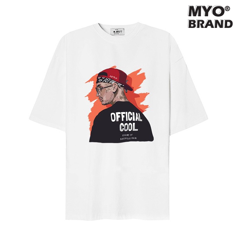 Áo Oversize Nam MYO Vải Cotton In Hình Offical Cool
