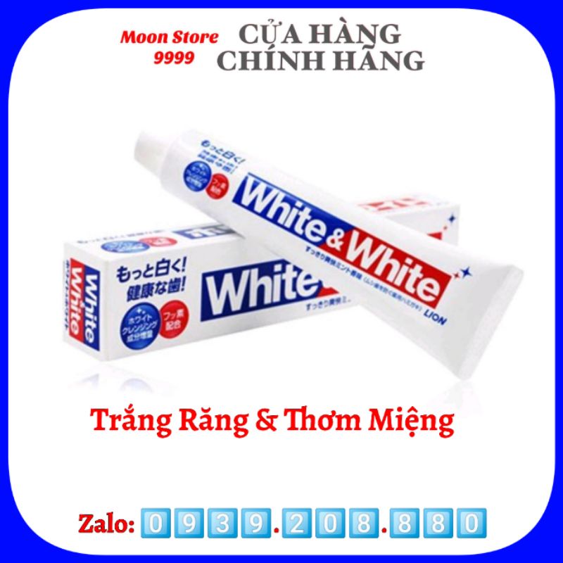 Kem đánh răng White &amp; White Nhật Bản 150g