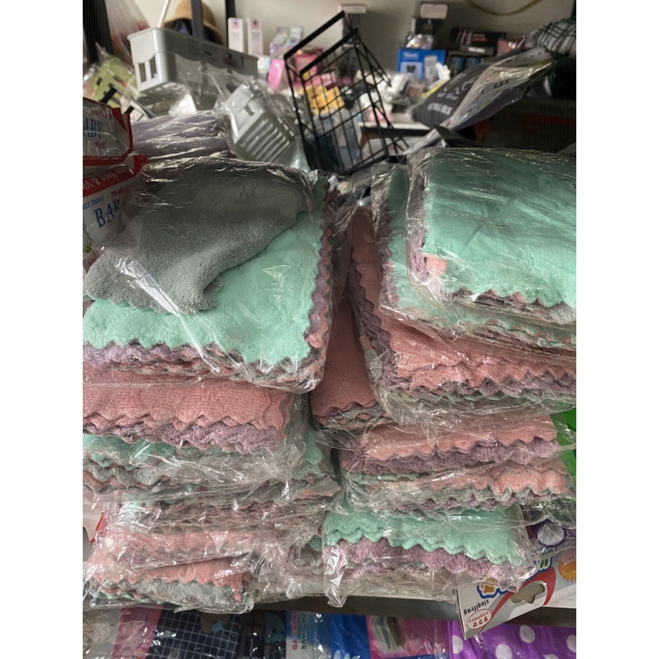 Khăn lau bếp đa năng siêu thấm 2 mặt dày dặn