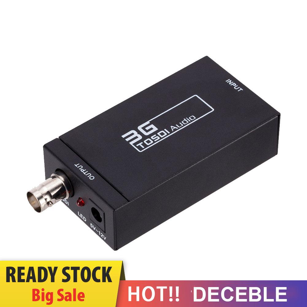 deceble BNC HDMI-compatible to SDI Converter 2CH Mini 1080P HD 3G Video Adapter