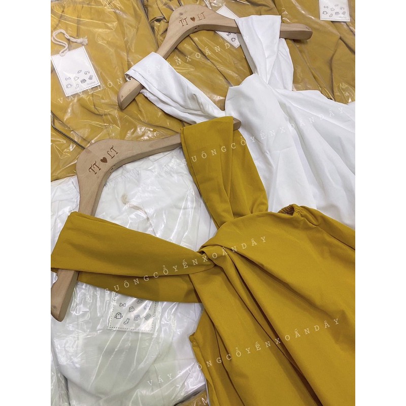 [Hàng Đẹp] Váy Maxi Cổ Xoắn 2 Màu, Đầm Nữ Dáng Dài Siêu Xinh Có Ảnh Thật Kèm Video | BigBuy360 - bigbuy360.vn