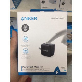 Sạc nhanh anker powerport atom pd 1 công suất 30w - a2017 - chính hãng