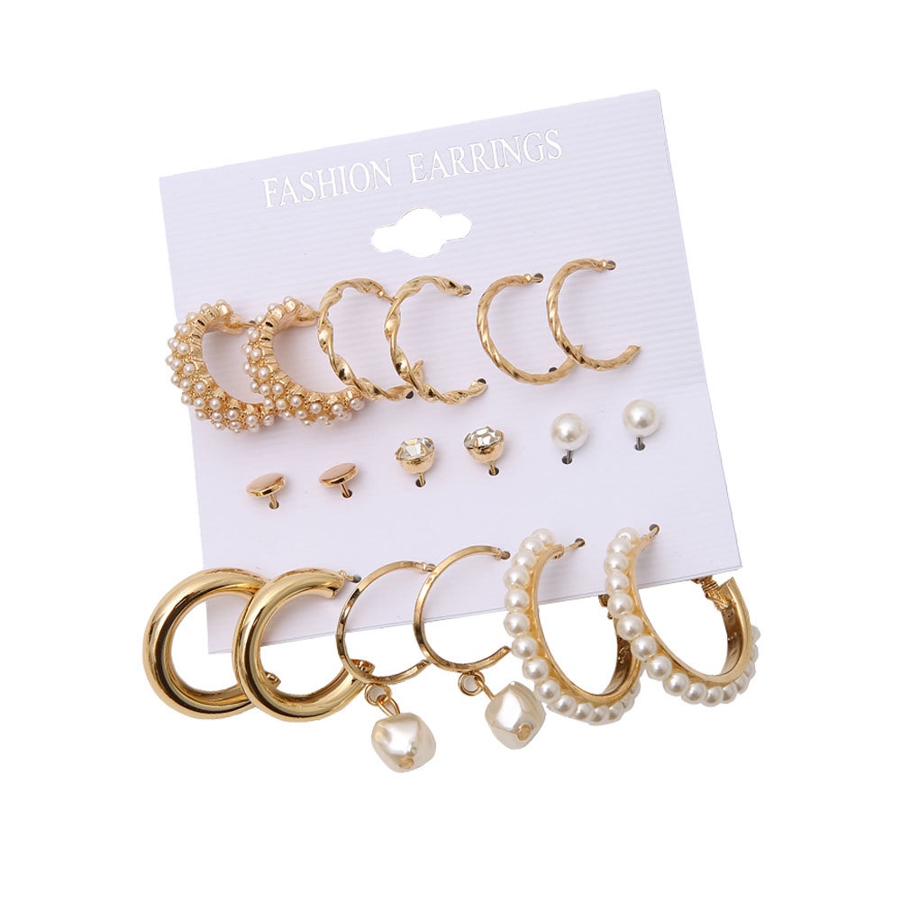 Đôi Khuyên Tai Dài Đính Ngọc Trai Thời Trang Cho Nữ